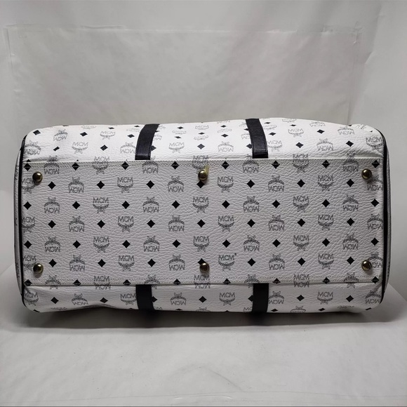 AUTH MCM Travel Bag Large Boston Bag - Picture 3 of 8